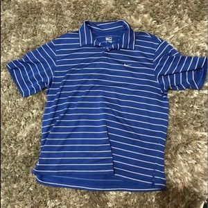 Men’s blue Nike polo